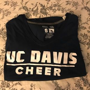 UC Davis Cheer Long Sleeve T-shirt, Adidas